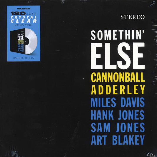 Cannonball Adderley, Miles Davis, Hank Jones, Sam Jones, Art Blakey - Somethin' Else (+2 bonus tracks) (ltd. ed.) (180g) (clear vinyl) [New Vinyl Record LP]