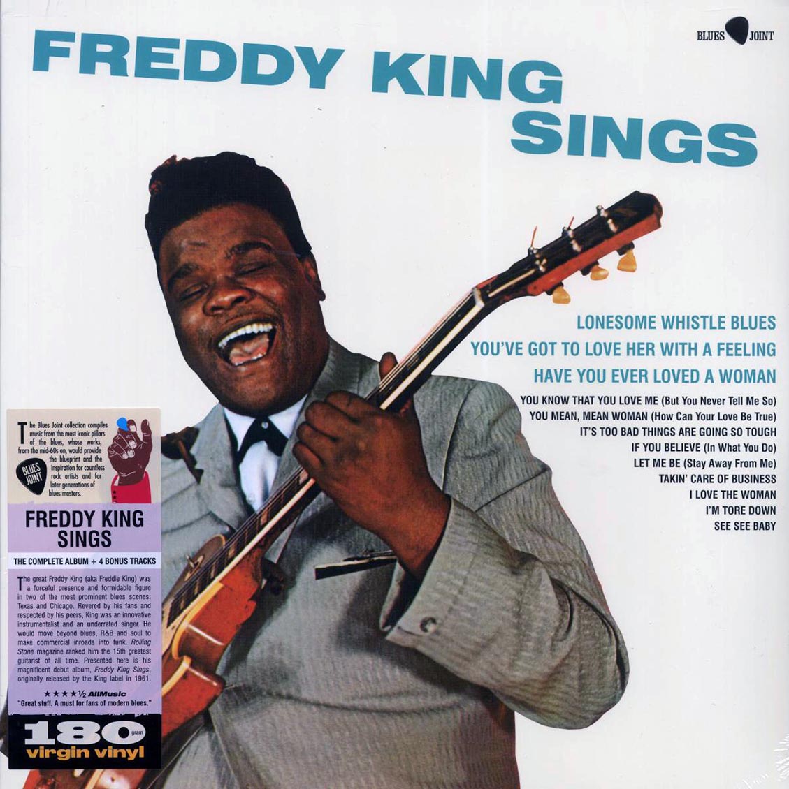 Freddie King - Freddy King Sings (+4 bonus tracks) (ltd. ed.) (180g) [New Vinyl Record LP]