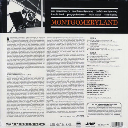 Monk Montgomery, Wes Montgomery, Buddy Montgomery, Harold Land, Pony Poindexter, Louis Hayes, Tony Bazley - Montgomeryland (+2 bonus tracks) (ltd. ed.) (180g) [New Vinyl Record LP]