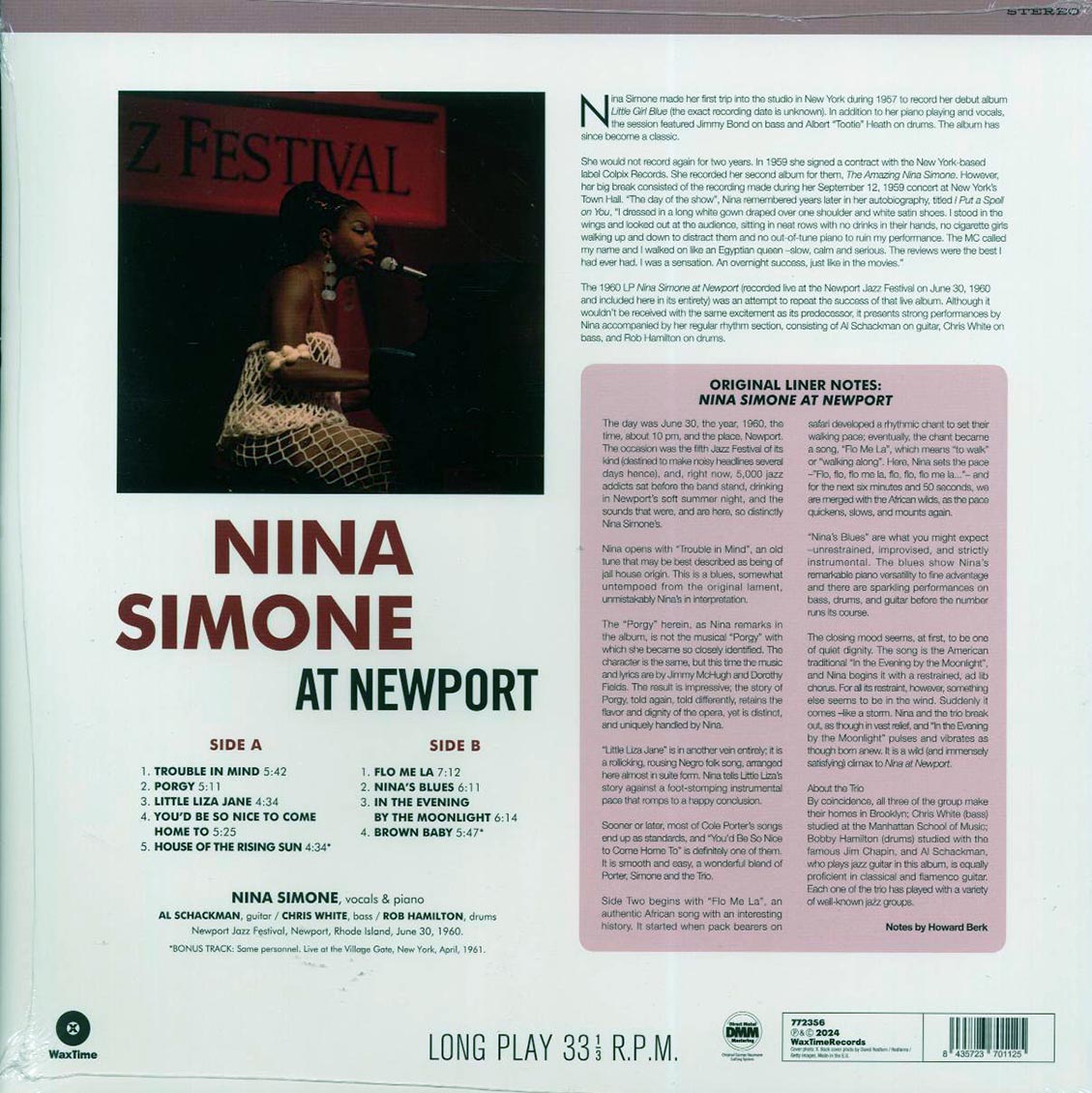 Nina Simone - Nina Simone At Newport (+2 bonus tracks) (ltd. ed.) (180g) [New Vinyl Record LP]