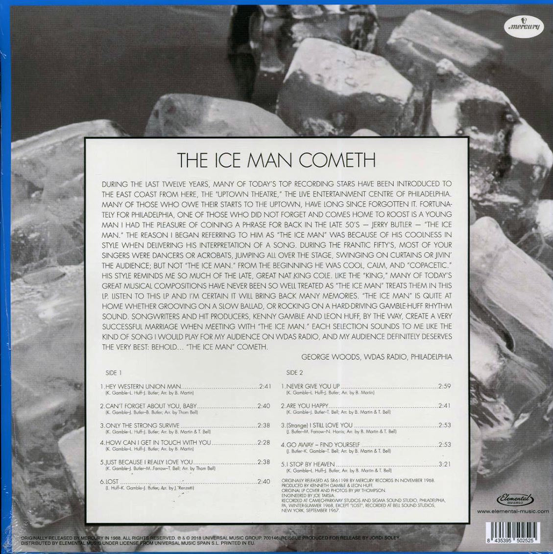 Jerry Butler - The Ice Man Cometh (ltd. ed.) (180g) [New Vinyl Record LP]