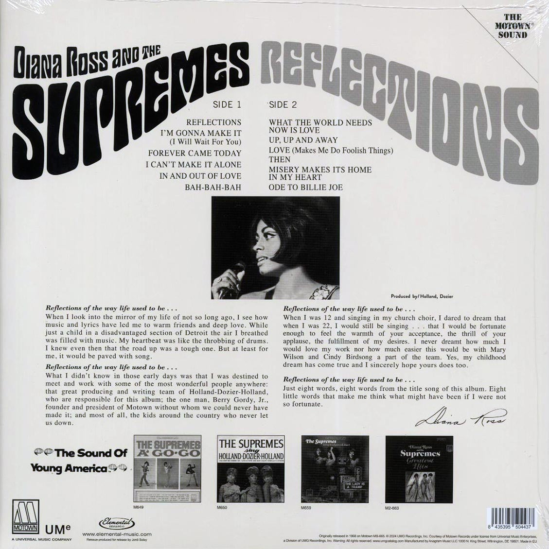 Diana Ross & The Supremes - Reflections (ltd. ed.) (180g) [New Vinyl Record LP]