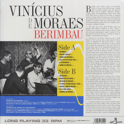 Vinicius De Moraes - Berimbau (+bonus tracks) (ltd. ed.) (180g) [New Vinyl Record LP]