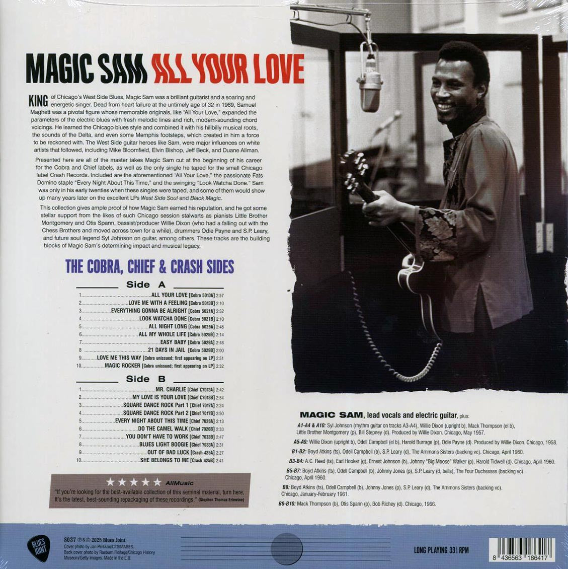 Magic Sam - All Your Love: The Cobra, Chief & Crash Sides (20 tracks) (ltd. ed.) (180g) [New Vinyl Record LP]