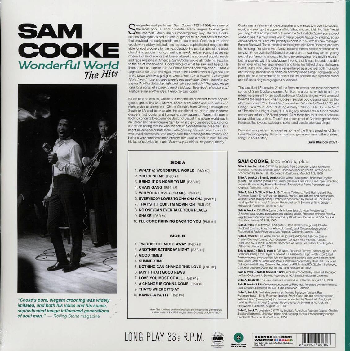 Sam Cooke - Wonderful World: The Hits (20 tracks) (ltd. ed.) (180g) (yellow vinyl) [New Vinyl Record LP]