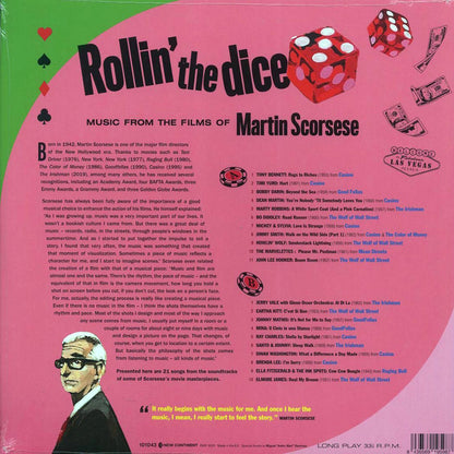Howlin' Wolf, John Lee Hooker, Timi Yuro, Dean Martin, Marty Robbins, Etc. - Rollin' The Dice: Music From The Films Of Martin Scorsese (21 tracks) (ltd. ed.) (180g) (green vinyl) [New Vinyl Record LP]
