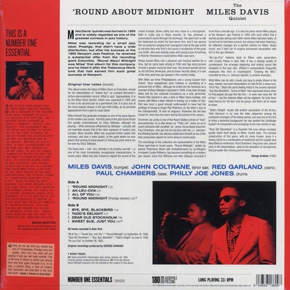 Miles Davis - Round About Midnight (+2 bonus tracks) (ltd. ed.) (180g) [New Vinyl Record LP]