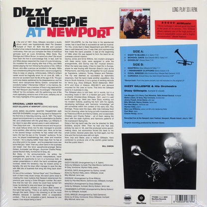 Dizzy Gillespie - At Newport (+bonus track) (ltd. ed.) (180g) (remastered) [New Vinyl Record LP]