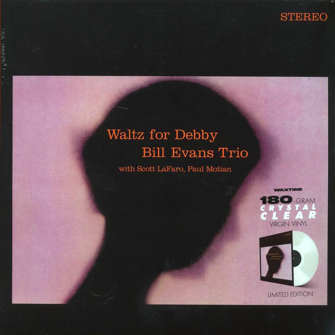 Bill Evans Trio, Scott LaFaro, Paul Motian - Waltz For Debby (+bonus track) (ltd. ed.) (180g) (clear vinyl) [New Vinyl Record LP]