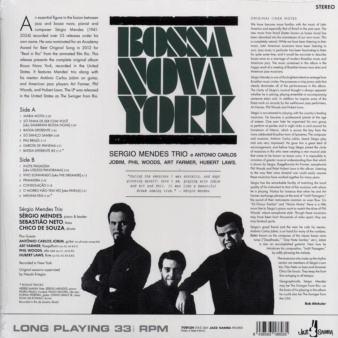 Sergio Mendes Trio - Bossa Nova York (+2 bonus tracks) (ltd. ed.) (180g) [New Vinyl Record LP]
