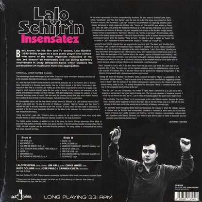 Lalo Schifrin - Insensatez (+2 bonus tracks) (ltd. ed.) (180g) [New Vinyl Record LP]