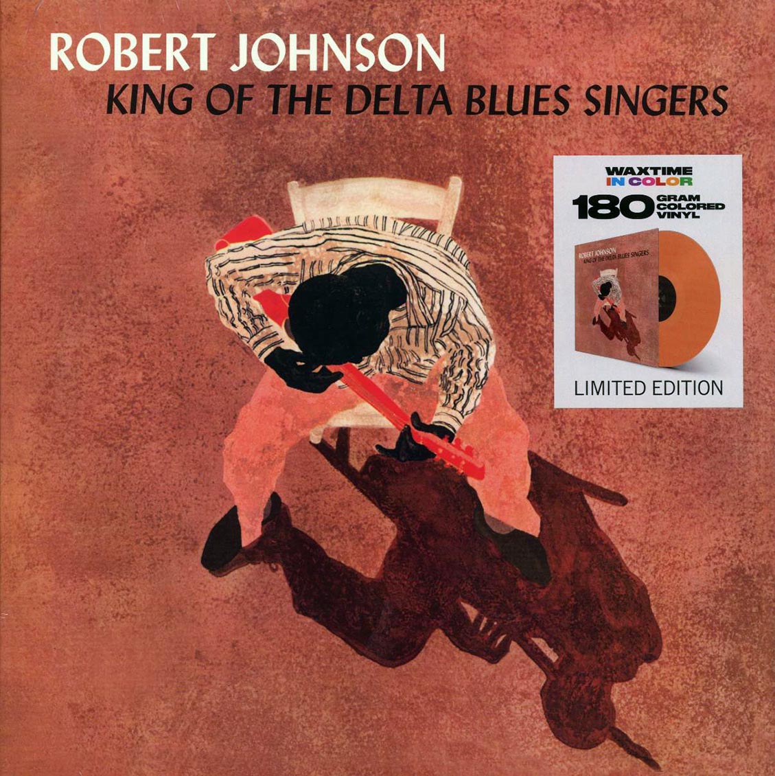 Robert Johnson - King Of The Delta Blues Singers (+2 bonus tracks) (ltd. ed.) (180g) (orange vinyl) [New Vinyl Record LP]