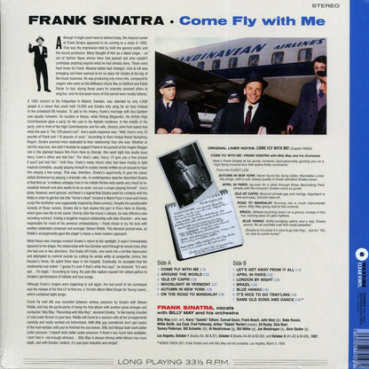 Frank Sinatra - Come Fly With Me (+bonus track) (ltd. ed.) (180g) (clear vinyl) [New Vinyl Record LP]