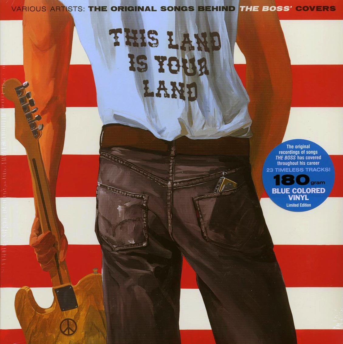 Chuck Berry, Johnny Cash, John Lee Hooker, Roy Orbison, Etc. - This Land Is Your Land: The Original Songs Behind The Boss Covers (23 tracks) (ltd. ed.) (180g) (blue vinyl) [New Vinyl Record LP]