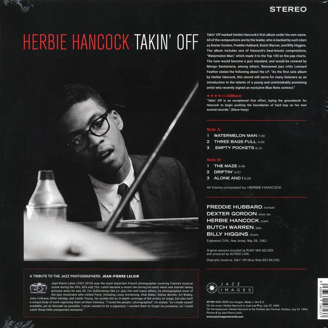 Herbie Hancock - Takin’ Off (ltd. ed.) (180g) (red vinyl) [New Vinyl Record LP]