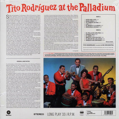 Tito Rodriguez - At The Palladium (+2 bonus tracks) (ltd. ed.) (180g) [New Vinyl Record LP]