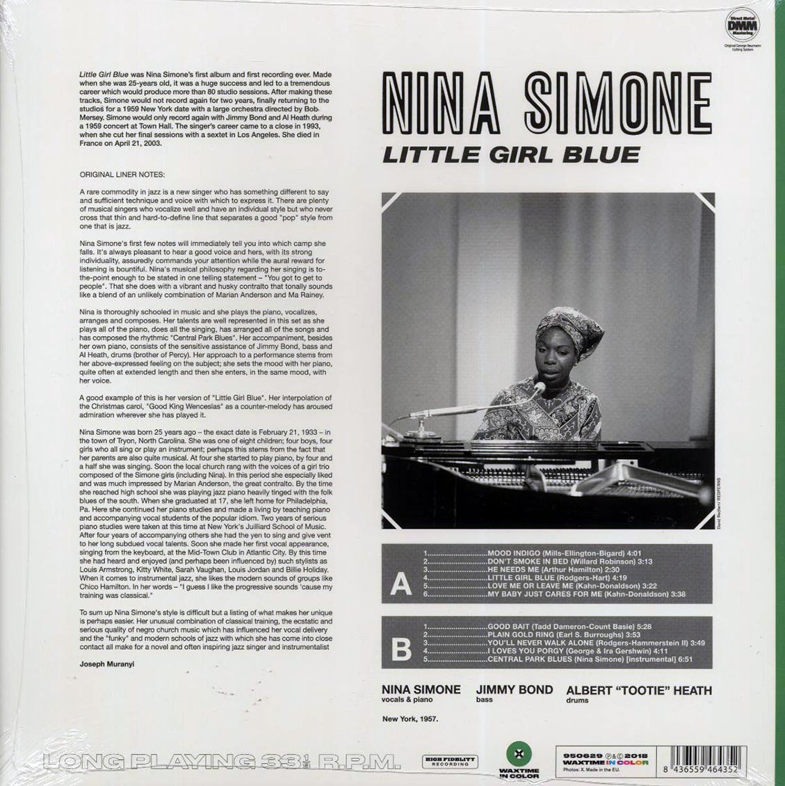 Nina Simone - Little Girl Blue (ltd. ed.) (180g) (green vinyl) [New Vinyl Record LP]