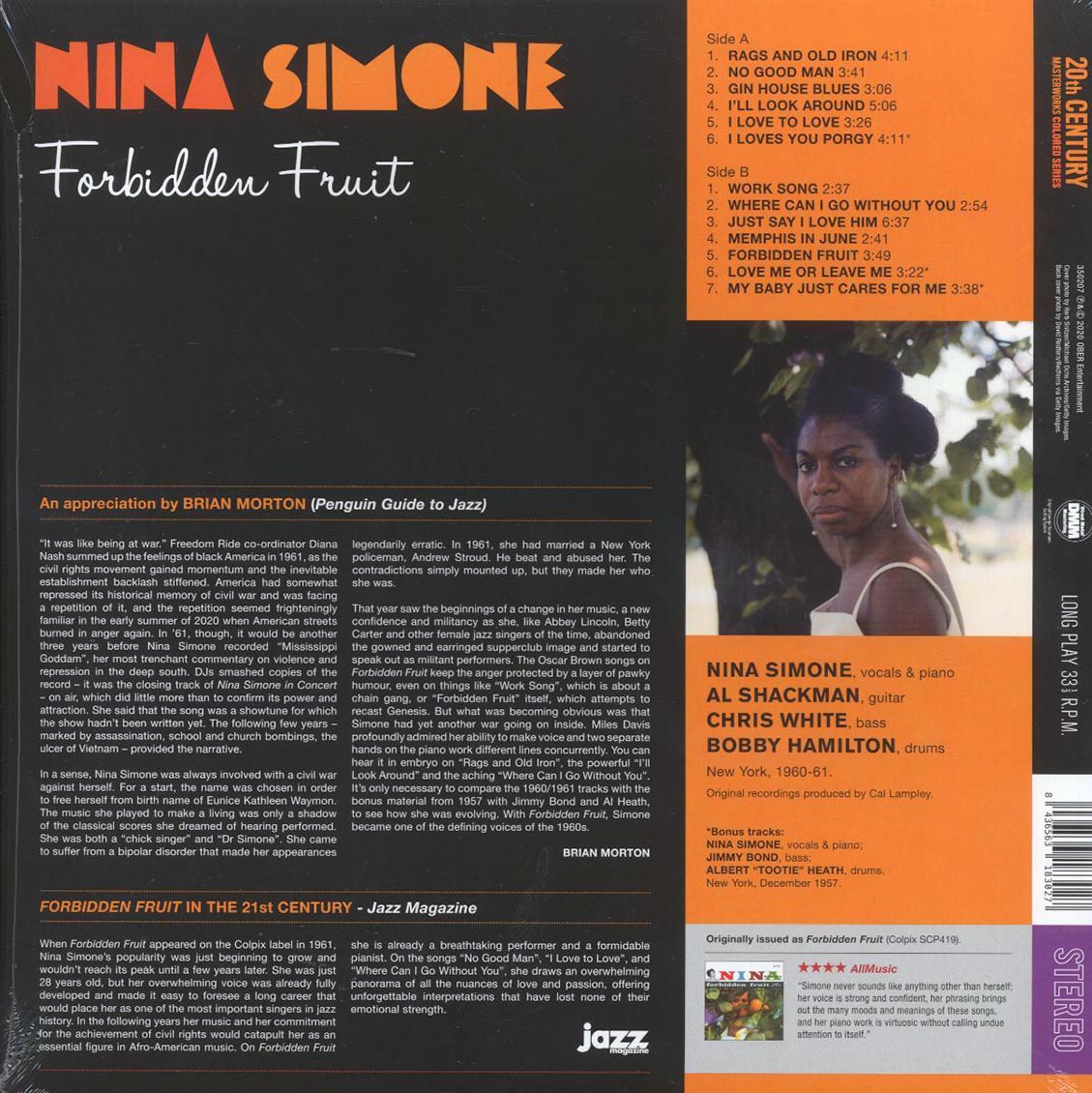 Nina Simone - Forbidden Fruit (ltd. ed.) (180g) (purple vinyl) [New Vinyl Record LP]