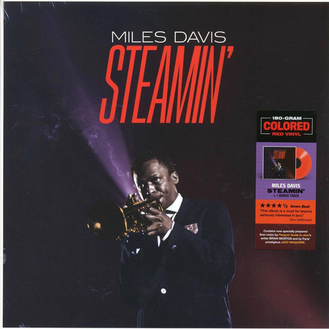 Miles Davis Quintet - Steamin' (+bonus track) (ltd. ed.) (180g) (orange vinyl) [New Vinyl Record LP]