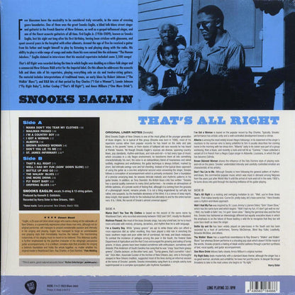 Snooks Eaglin - That's All Right (+2 bonus tracks) (ltd. ed.) (180g) [New Vinyl Record LP]
