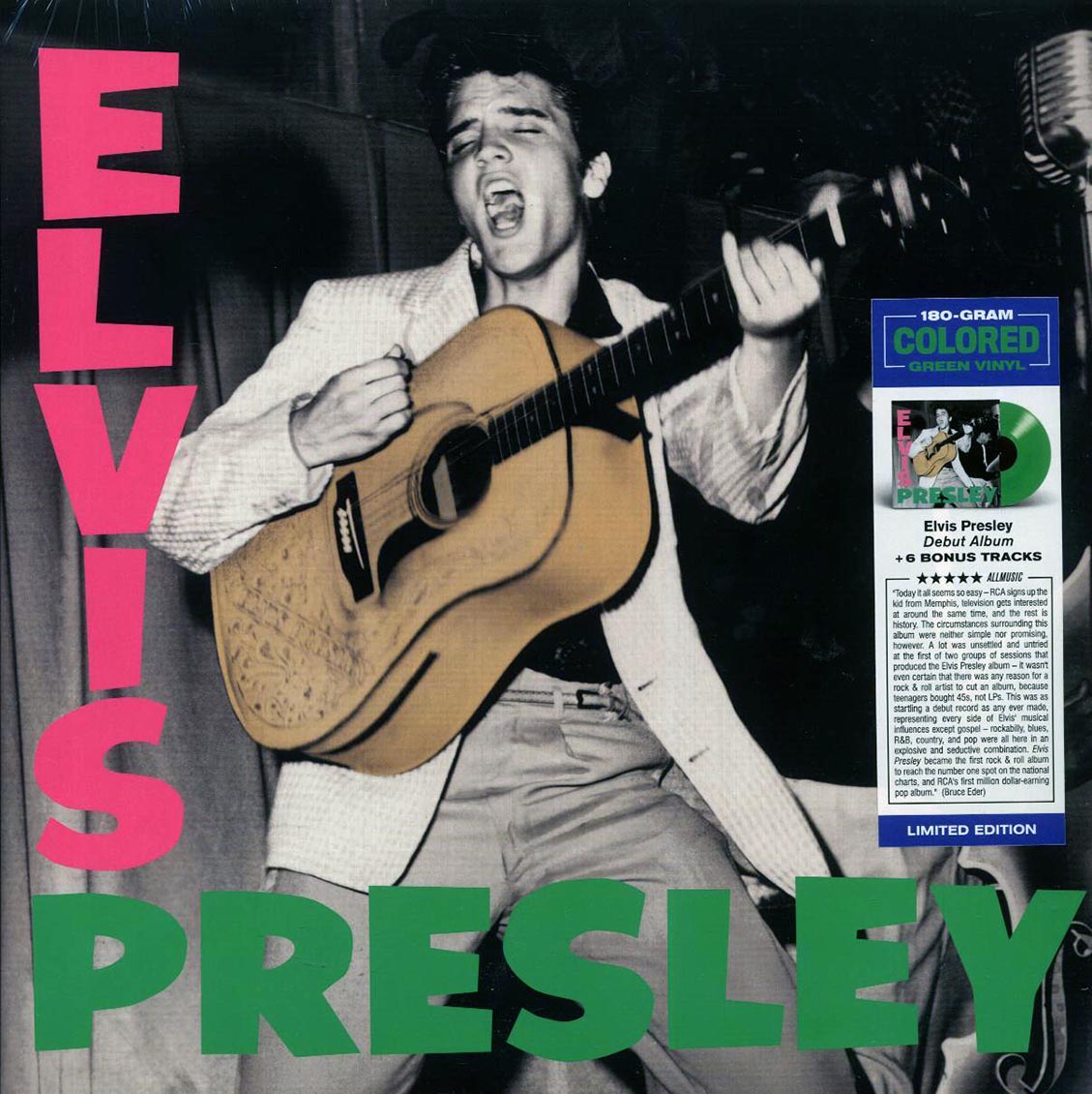 Elvis Presley - Elvis Presley (+6 bonus tracks) (ltd. ed.) (180g) (green vinyl) [New Vinyl Record LP]