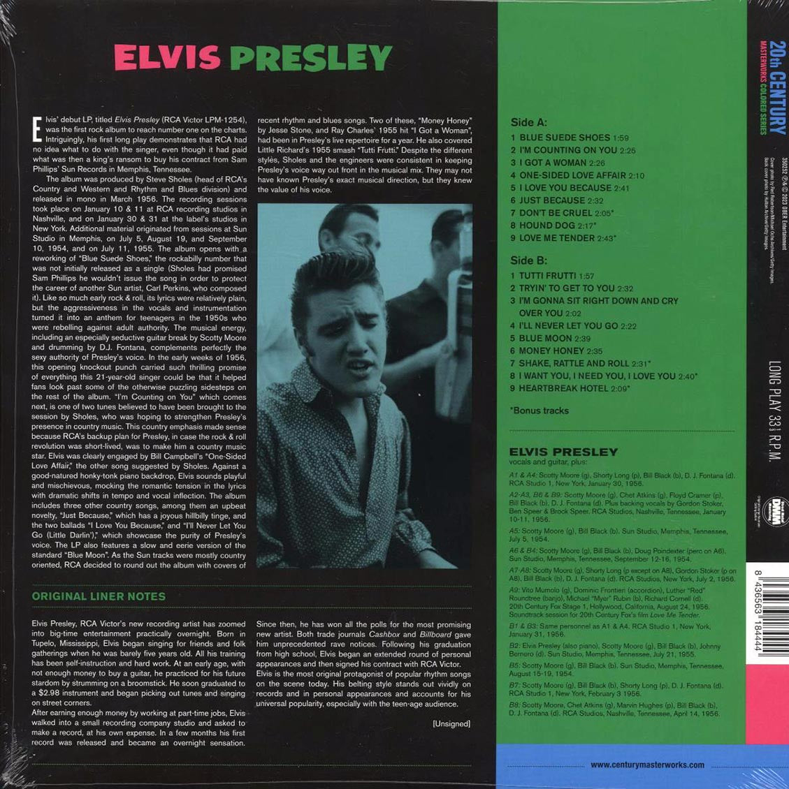 Elvis Presley - Elvis Presley (+6 bonus tracks) (ltd. ed.) (180g) (green vinyl) [New Vinyl Record LP]