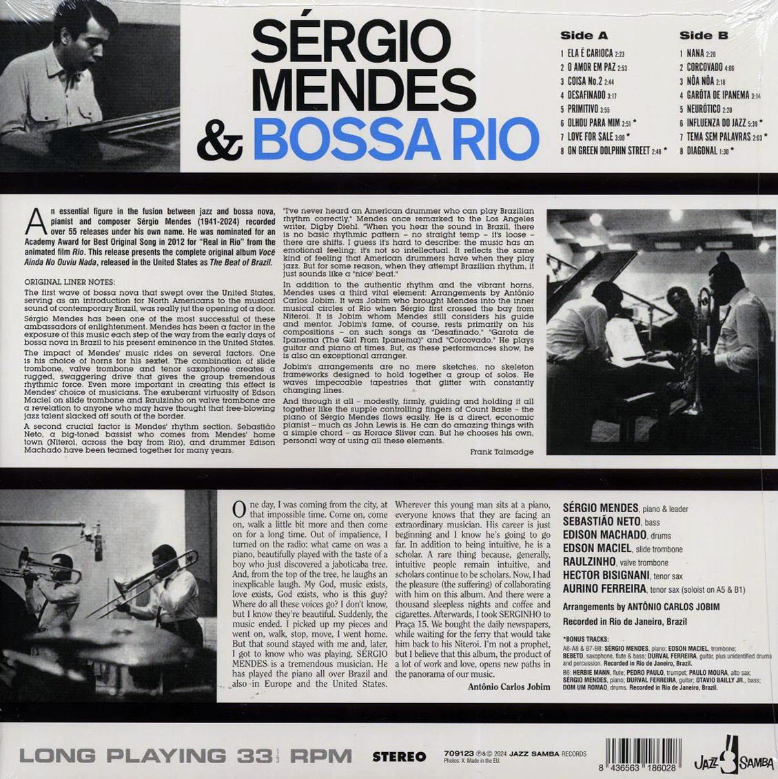 Sergio Mendes E Bossa Rio - Voce Ainda Nao Ouviu Nada! (+6 bonus tracks) (ltd. ed.) (180g) [New Vinyl Record LP]