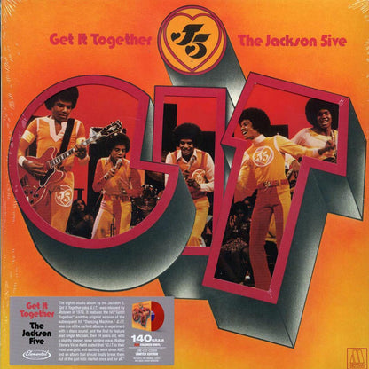 Jackson 5 - Get It Together (die-cut jacket) (ltd. ed.) (red vinyl) [New Vinyl Record LP]