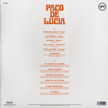 Paco De Lucia - Entre Dos Aguas (ltd. ed.) (180g) [New Vinyl Record LP]