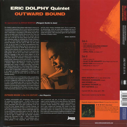 Eric Dolphy Quintet - Outward Bound (+2 bonus tracks) (ltd. ed.) (180g) (blue vinyl) [New Vinyl Record LP]