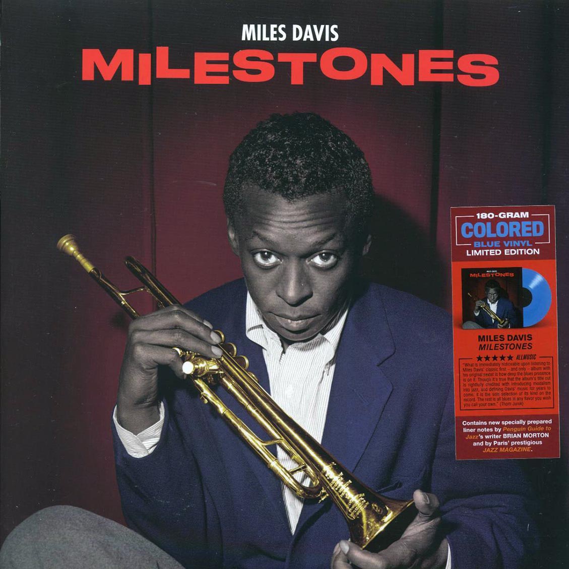 Miles Davis - Milestones (ltd. ed.) (180g) (blue vinyl) [New Vinyl Record LP]