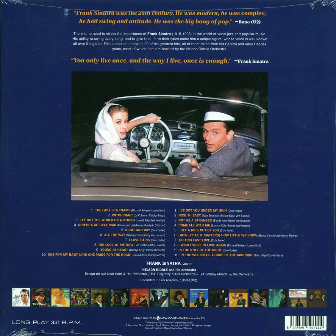 Frank Sinatra - The Hits (20 tracks) (ltd. ed.) (180g) (blue vinyl) [New Vinyl Record LP]
