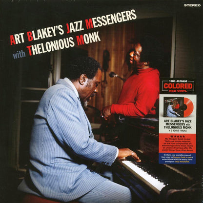 Art Blakey's Jazz Messengers, Thelonious Monk - Art Blakey's Jazz Messengers With Thelonious Monk (+2 bonus tracks) (ltd. ed.) (180g) (red vinyl) [New Vinyl Record LP]