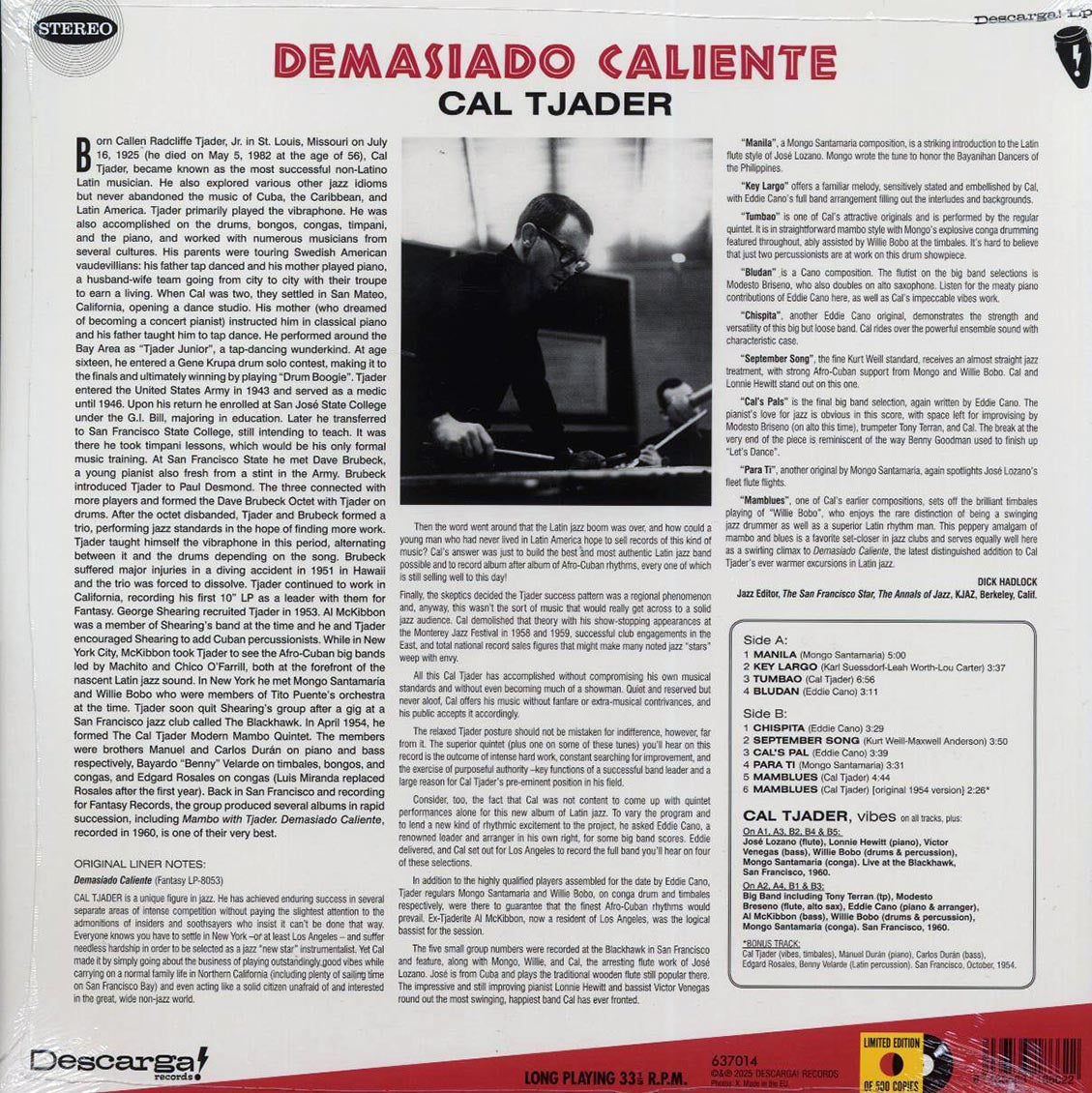 Cal Tjader - Demasiado Caliente (+bonus track) (ltd. ed.) (180g) [New Vinyl Record LP]