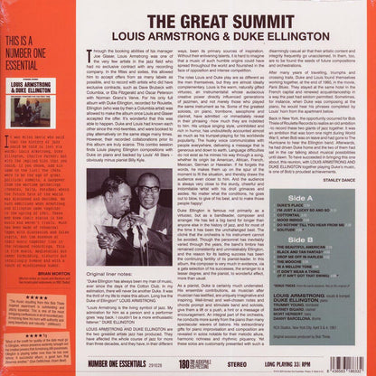 Louis Armstrong, Duke Ellington - The Great Summit (+2 bonus tracks) (ltd. ed.) (180g) [New Vinyl Record LP]