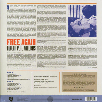 Robert Pete Williams - Free Again (+bonus track) (ltd. ed.) (180g) [New Vinyl Record LP]