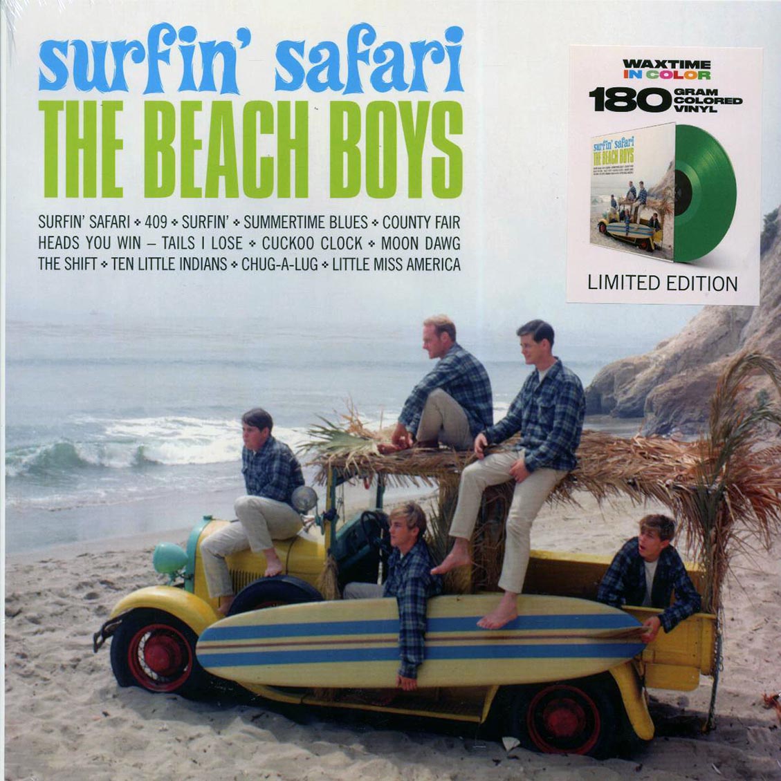 The Beach Boys - Surfin’ Safari (+bonus track) (ltd. ed.) (180g) (green vinyl) [New Vinyl Record LP]