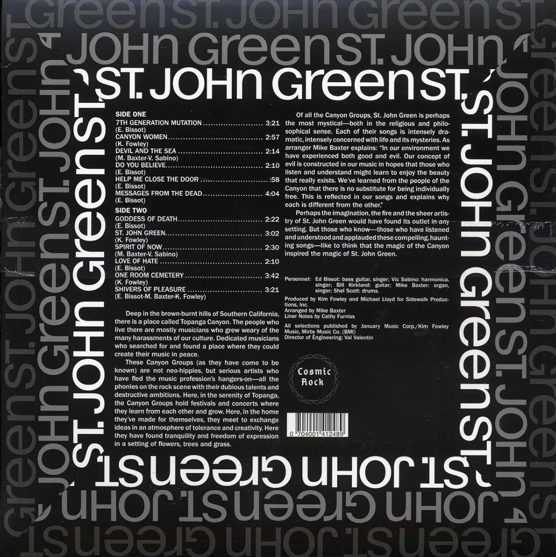 St. John Green - St. John Green [New Vinyl Record LP]
