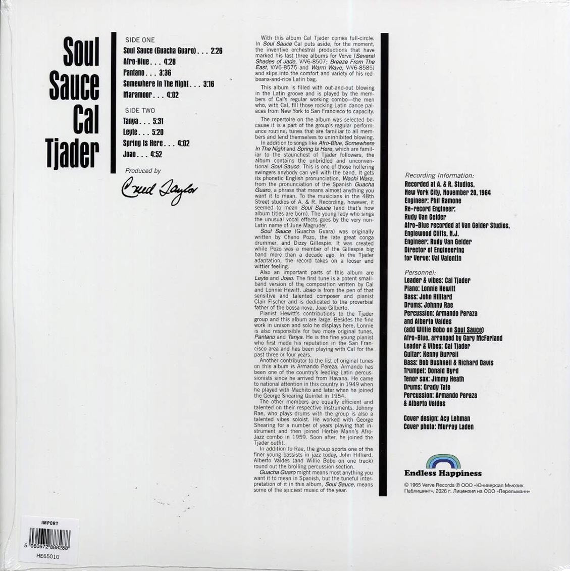 Cal Tjader - Soul Sauce [New Vinyl Record LP]