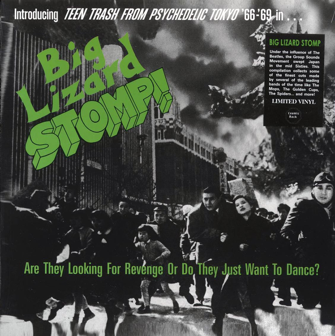 The Spiders, The Mops, The Jaguars, Golden Cups, Etc. - Big Lizard Stomp! Teen Trash From Psychedelic Tokyo '66-'69 [New Vinyl Record LP]