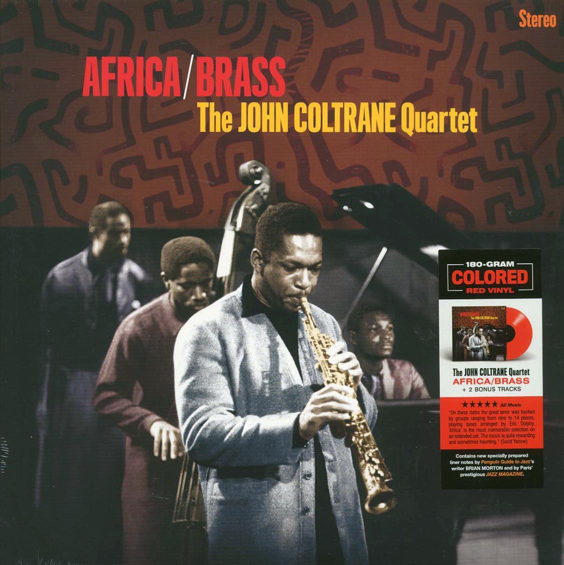John Coltrane Quartet - Africa/Brass (+2 bonus tracks) (ltd. ed.) (180g) (red vinyl) [New Vinyl Record LP]