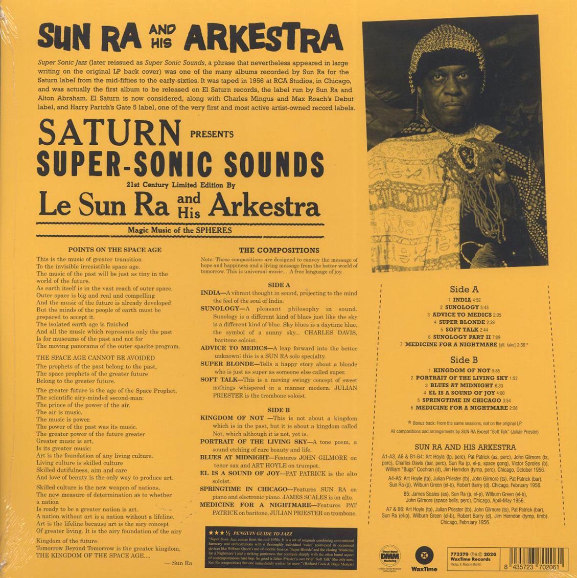 Sun Ra - Super-Sonic Jazz (+bonus track) (ltd. ed.) (180g) [New Vinyl Record LP]