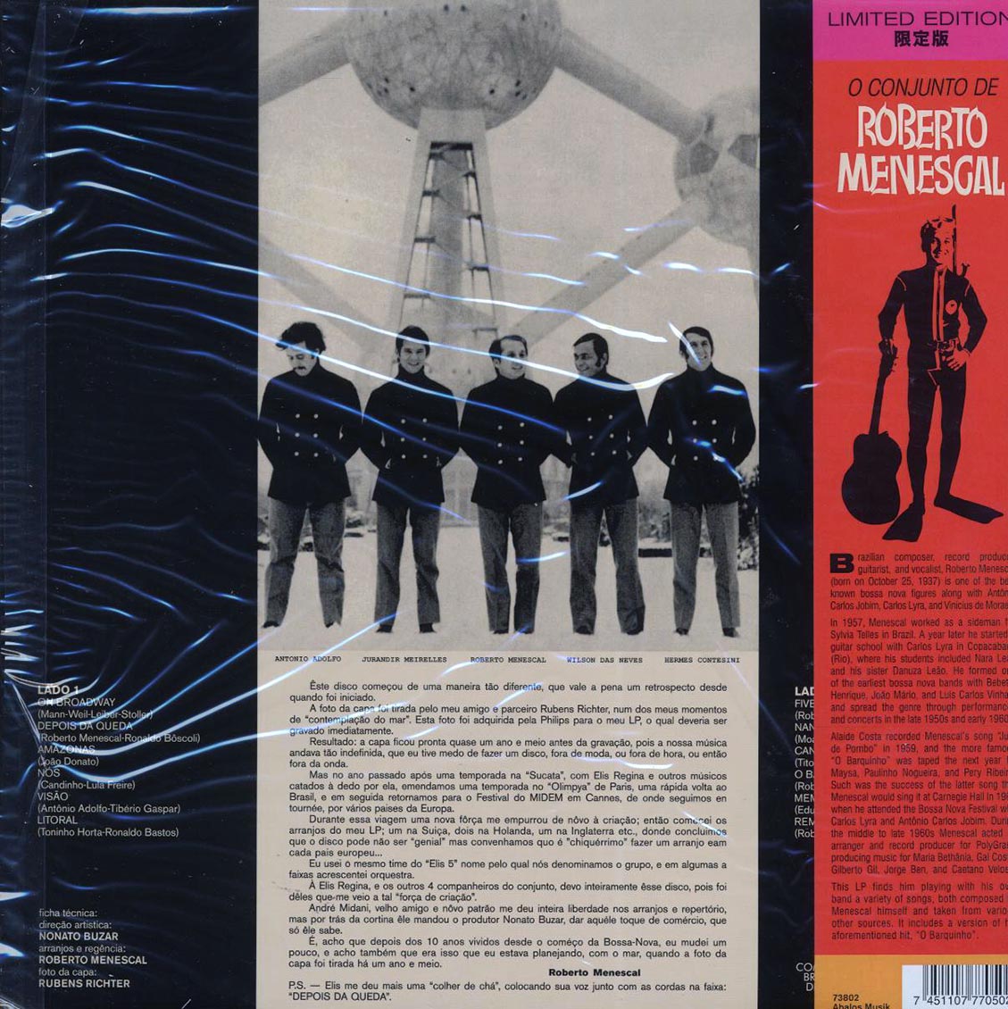 Roberto Menescal - O Conjunto De Roberto Menescal (ltd. ed.) (180g) [New Vinyl Record LP]