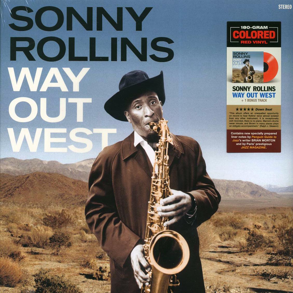 Sonny Rollins - Way Out West (+bonus track) (ltd. ed.) (180g) (red vinyl) [New Vinyl Record LP]