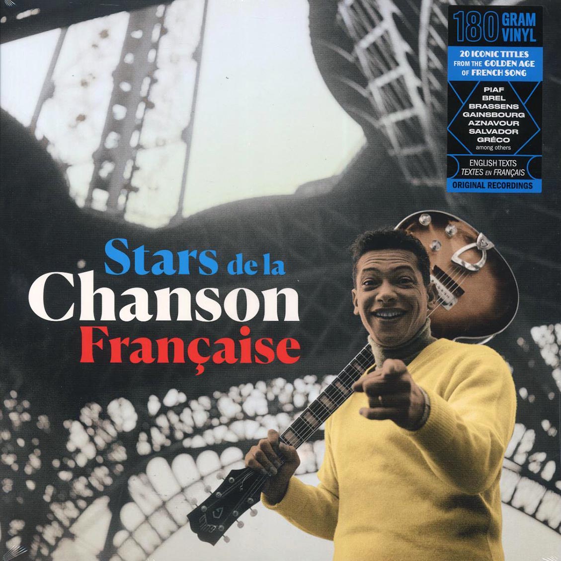 Serge Gainsbourg, Yves Montand, Jacques Brel, Dalida, Edith Piaf, Etc. - Stars De La Chanson Francaise (20 tracks) (ltd. ed.) (180g) [New Vinyl Record LP]