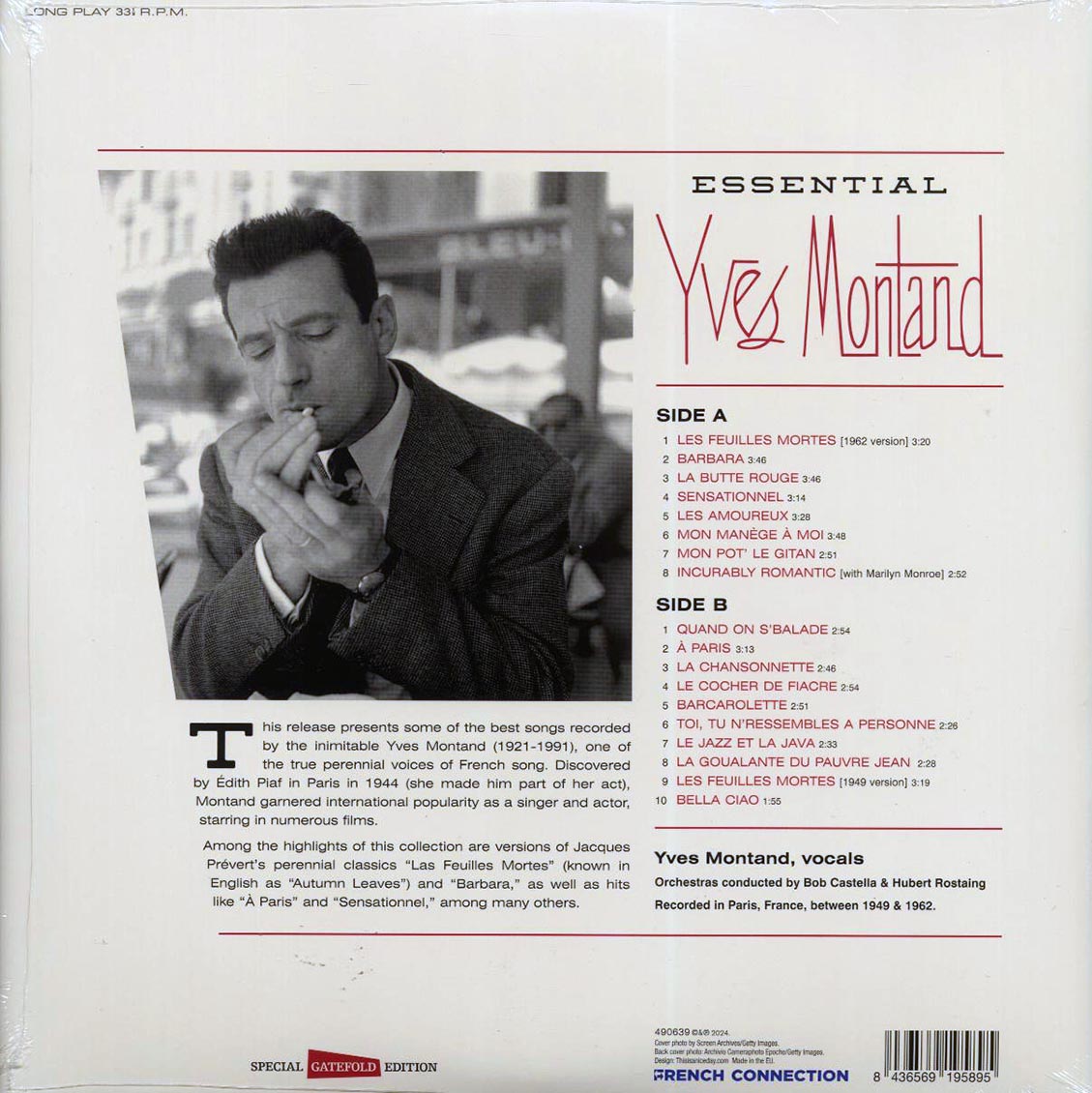 Yves Montand - Essential (ltd. ed.) (180g) [New Vinyl Record LP]