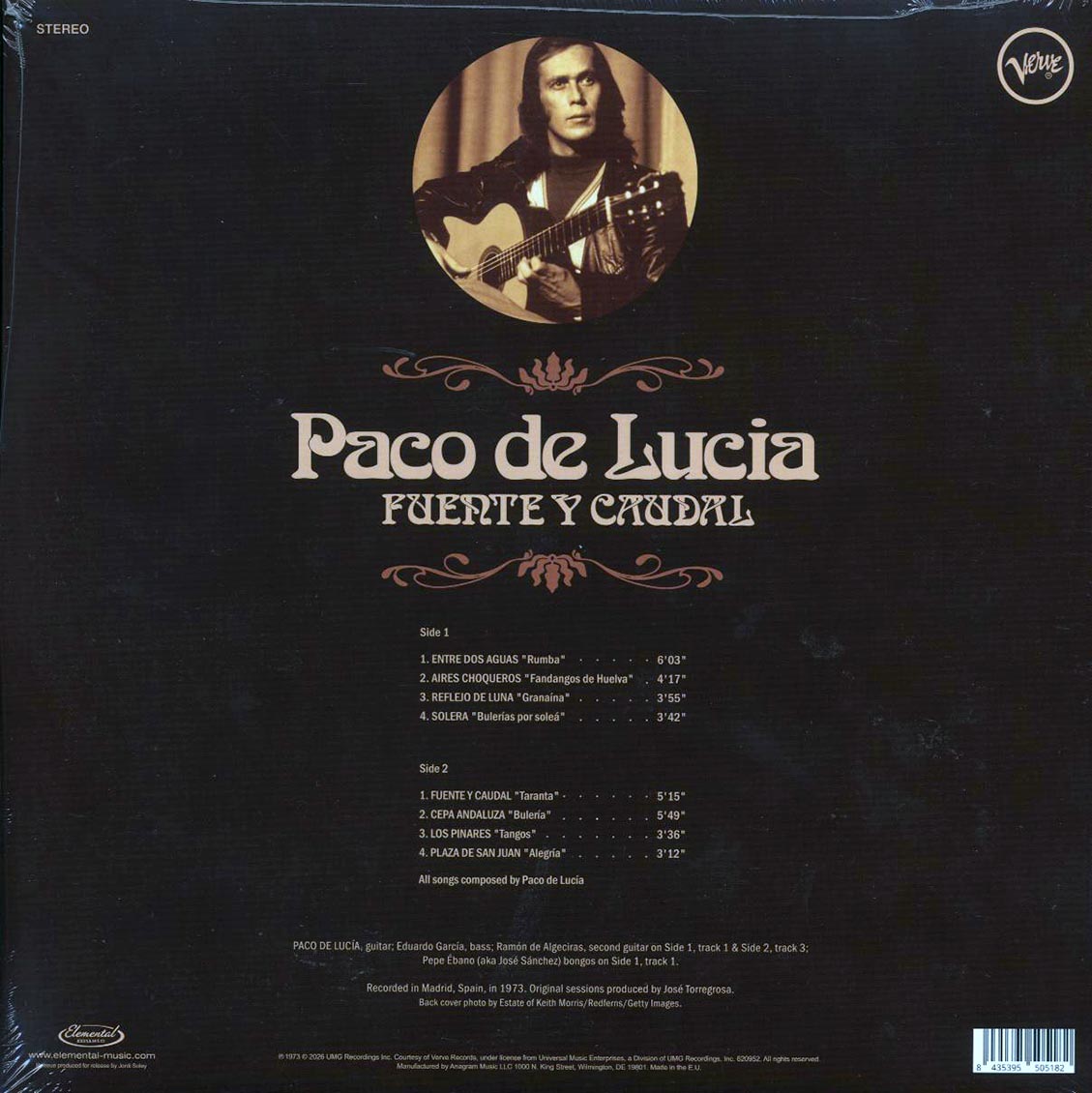 Paco De Lucia - Fuente Y Caudal (ltd. ed.) (180g) [New Vinyl Record LP]