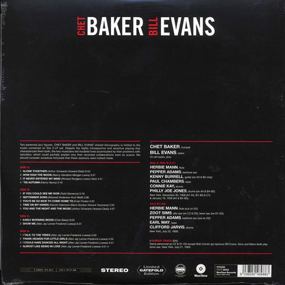 Chet Baker, Bill Evans - Complete Recordings (+bonus track) (ltd. ed.) (2xLP) (180g) [New Vinyl Record LP]