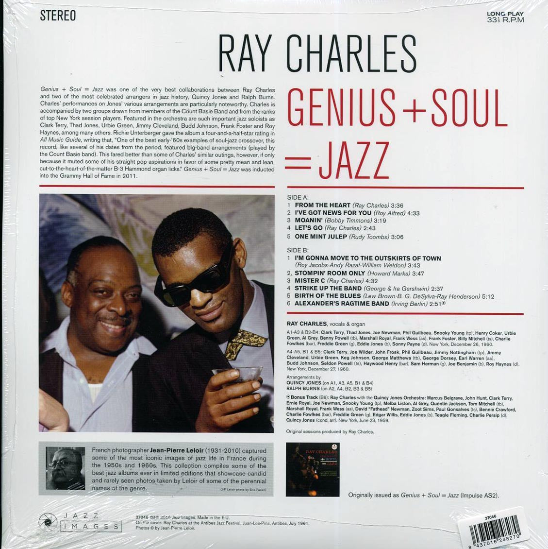 Ray Charles - Genius + Soul = Jazz (+bonus track) (ltd. ed.) (180g) [New Vinyl Record LP]