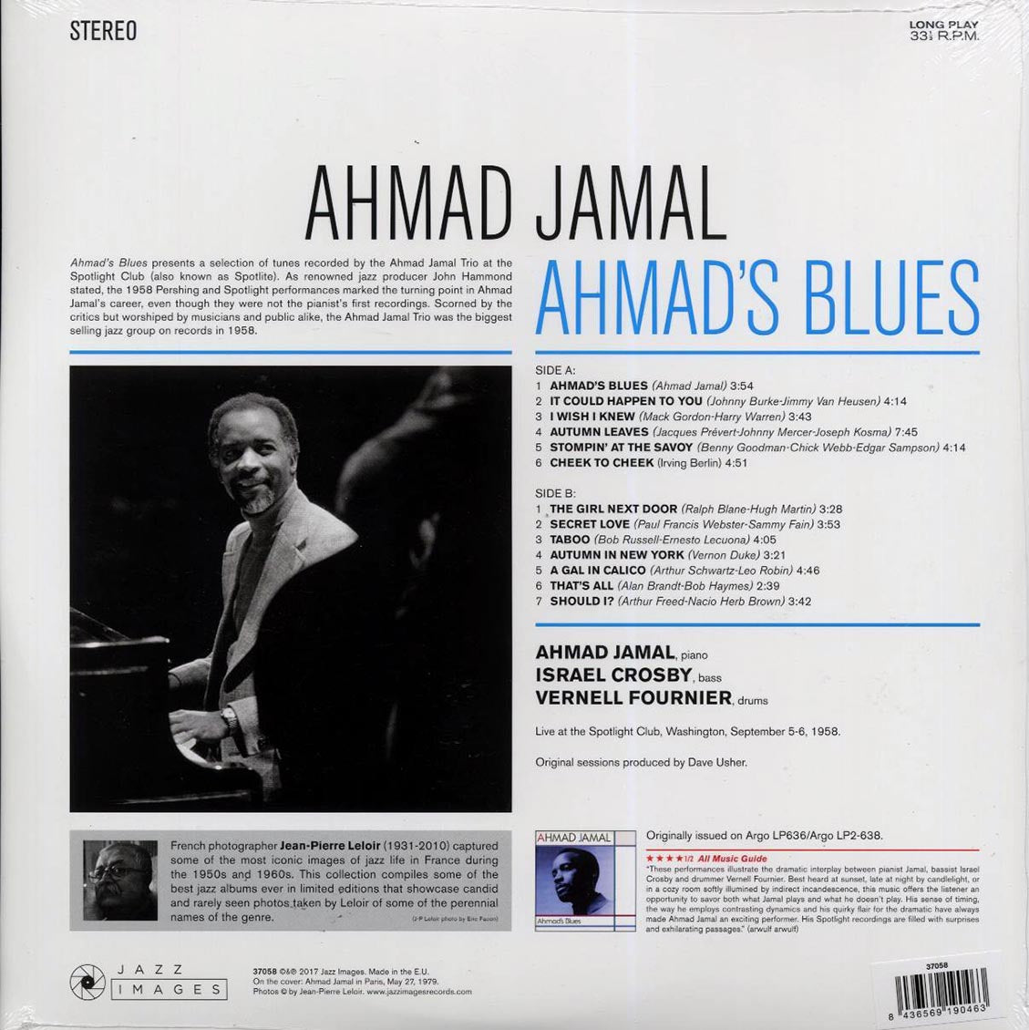 Ahmad Jamal - Ahmad's Blues (ltd. ed.) (180g) [New Vinyl Record LP]